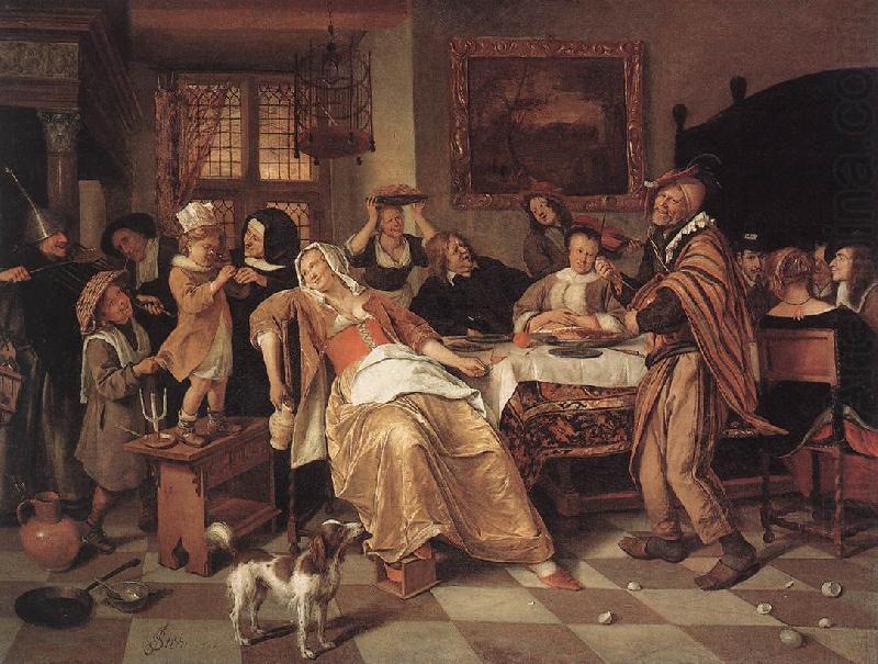 The Bean Feast, Jan Steen